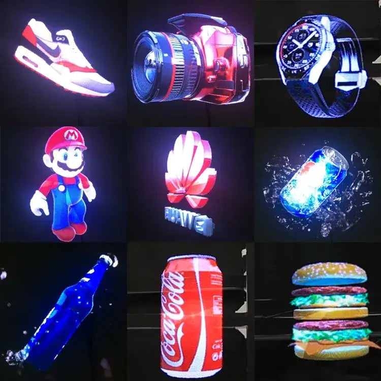 3D Holographic Fan Display - Turn heads with floating 3D magic
