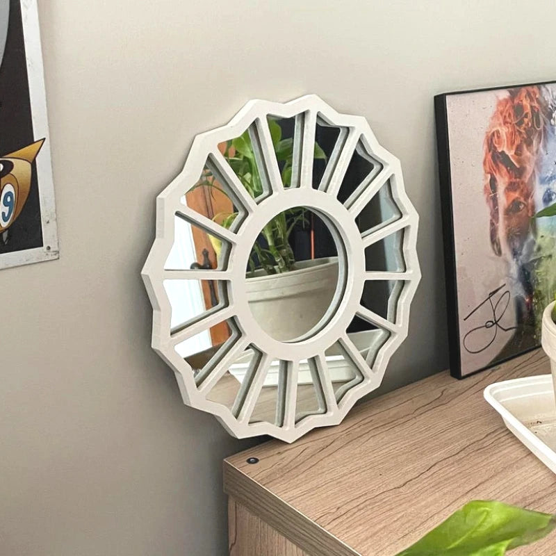Divine Feminine Mirror | Mac-Inspired Sunburst Decor