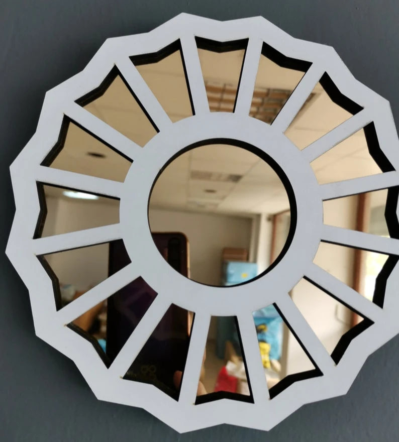 Divine Feminine Mirror | Mac-Inspired Sunburst Decor