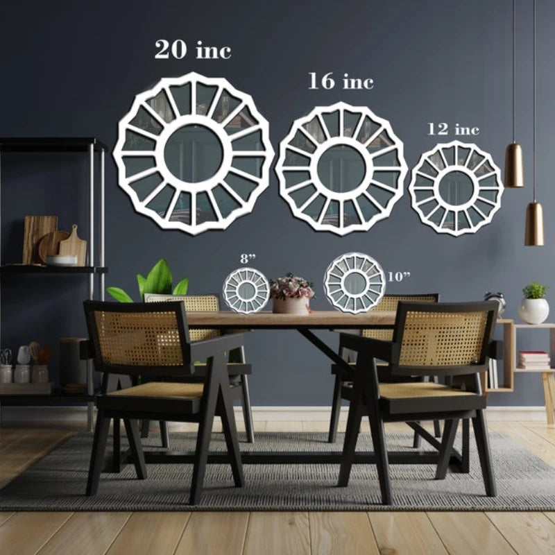 Divine Feminine Mirror | Mac-Inspired Sunburst Decor