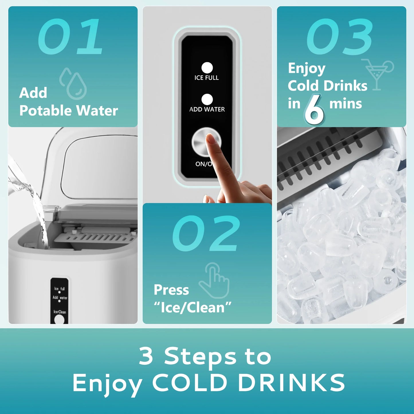 Chill Buddy Ice Maker – Fast Bullets, No Fuss