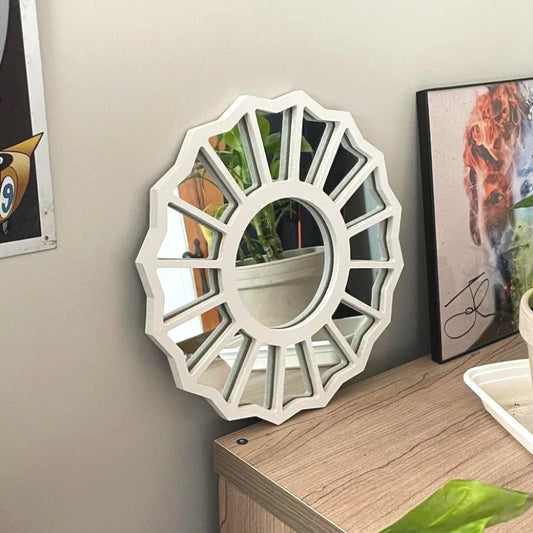 Divine Feminine Mirror | Mac-Inspired Sunburst Decor